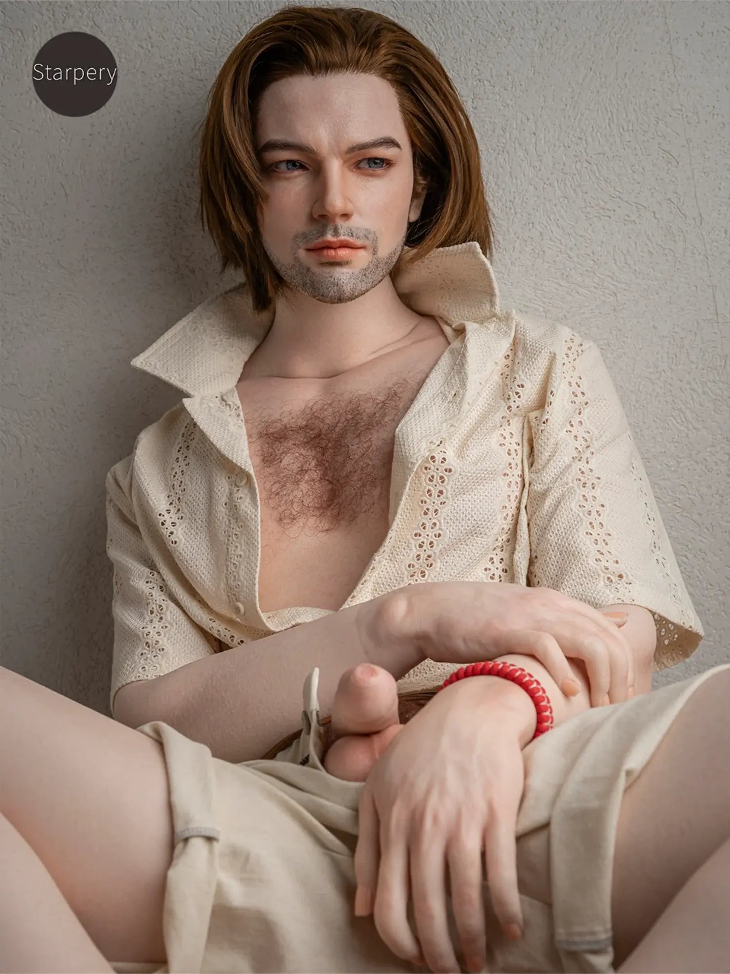 F9271 Starpery - Pale Skin Short Blonde Male Sex Doll